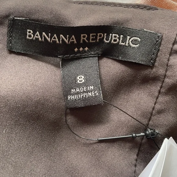 Banana Republic Black and Tan Midi Dress - NWT! 🤎 - Picture 9 of 12